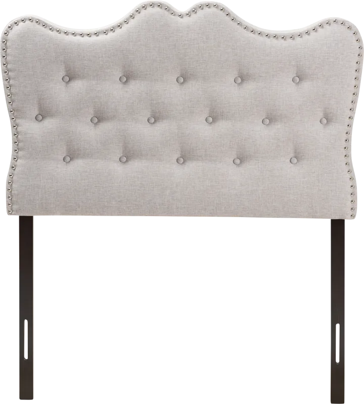 Glenvale Gray Twin Upholstered Headboard