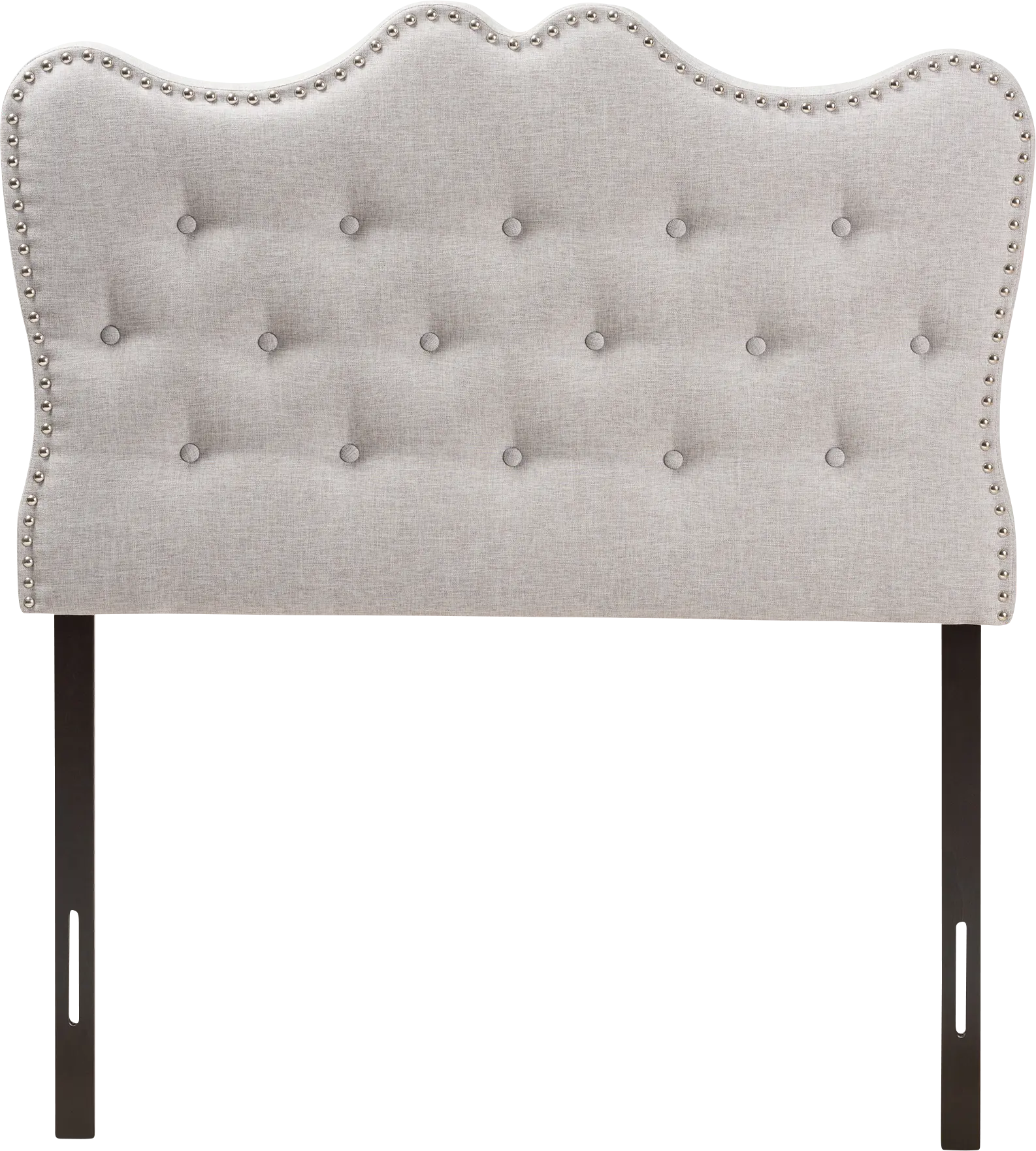 Glenvale Gray Twin Upholstered Headboard