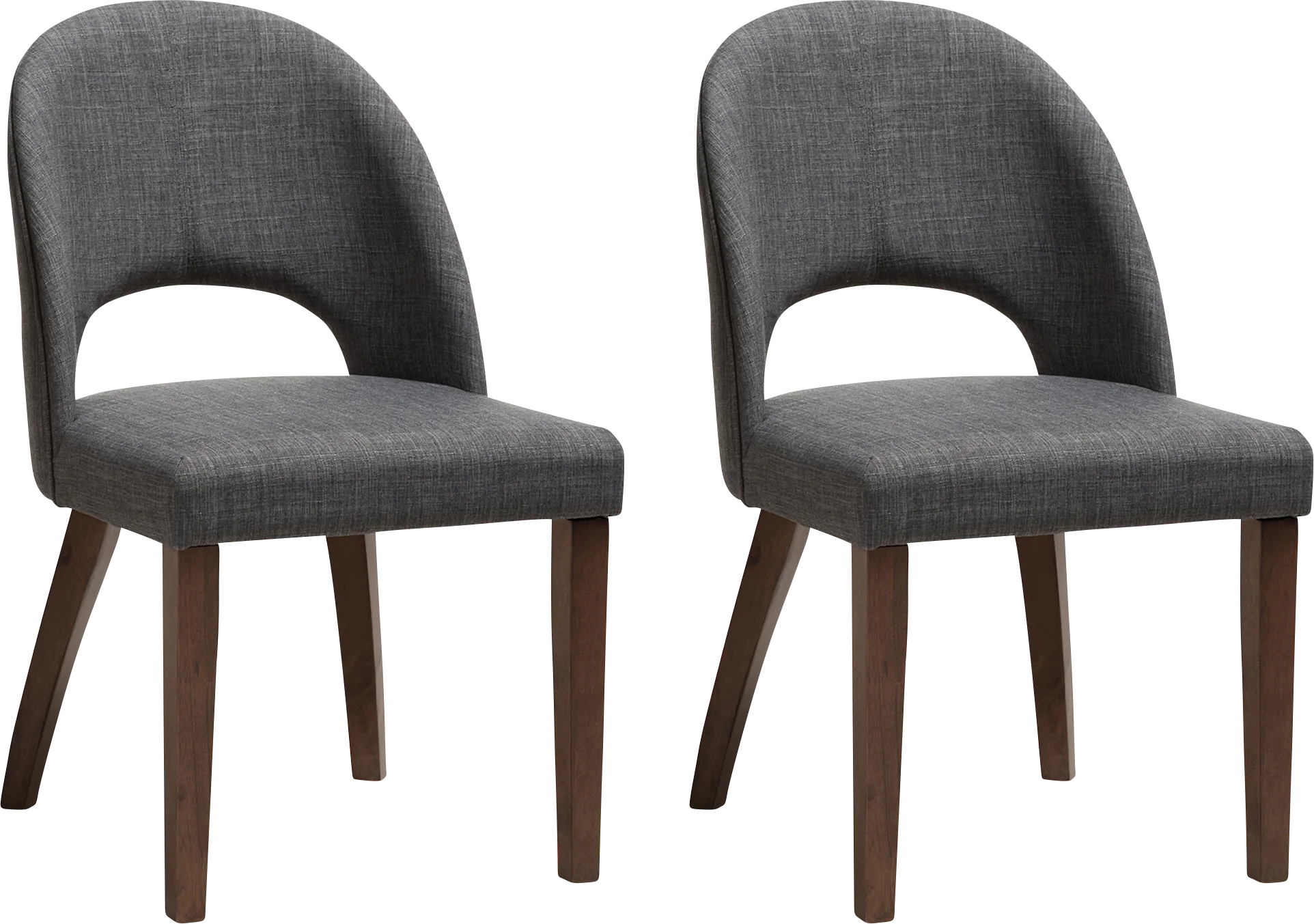 Midgaard Charcoal Dining Chair, Set of 2 - Thumbnail - Image 1