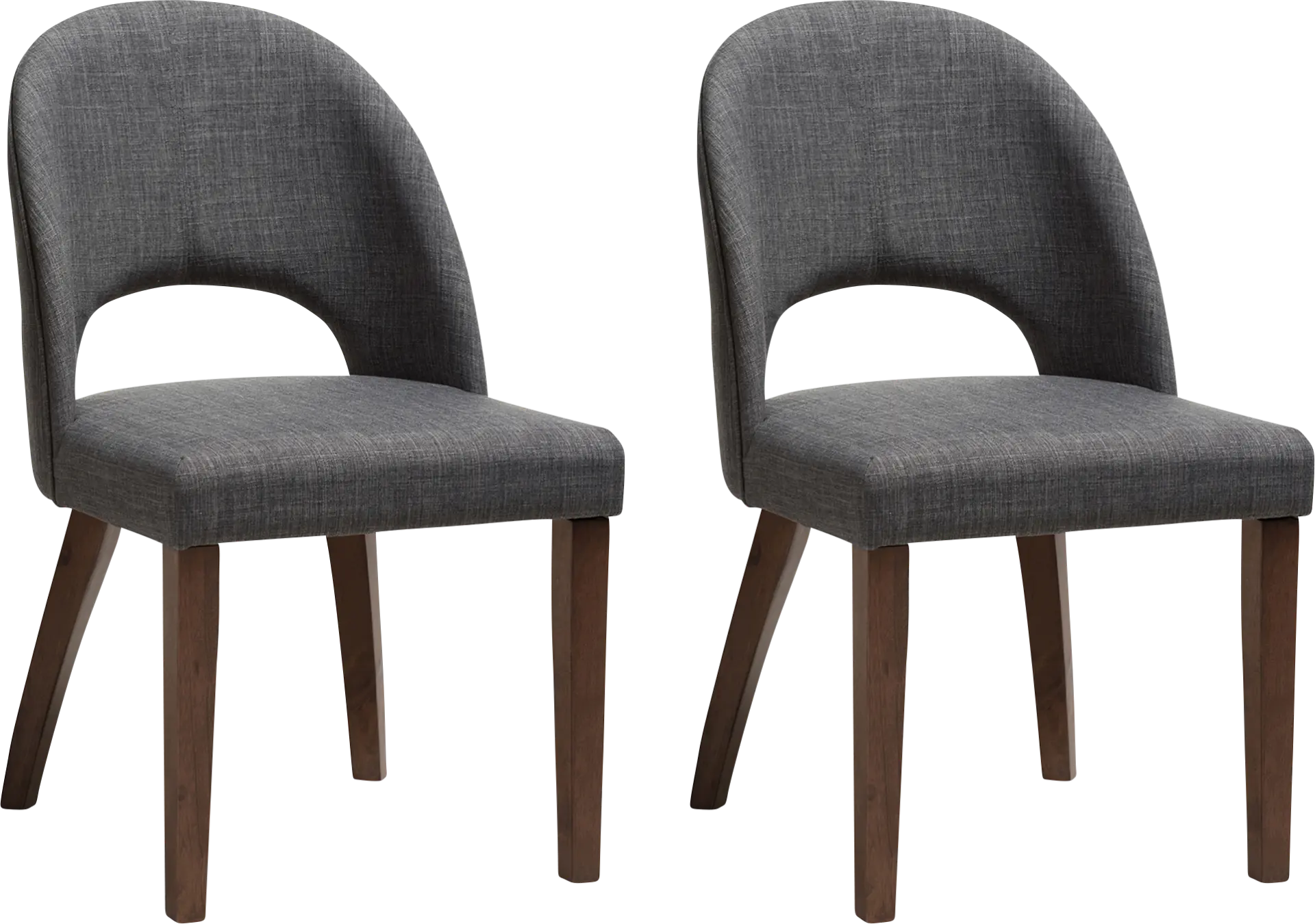 Midgaard Charcoal Dining Chair, Set of 2