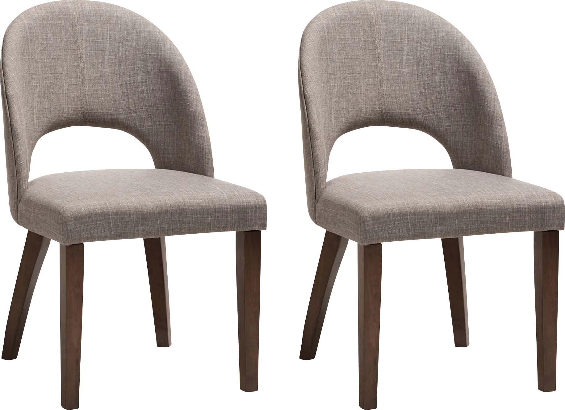 Midgaard Gray Dining Chair, Set of 2