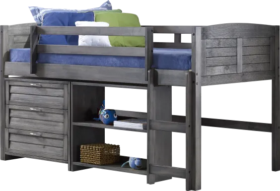 Kids Daintree Gray Twin Jr. Loft Bed