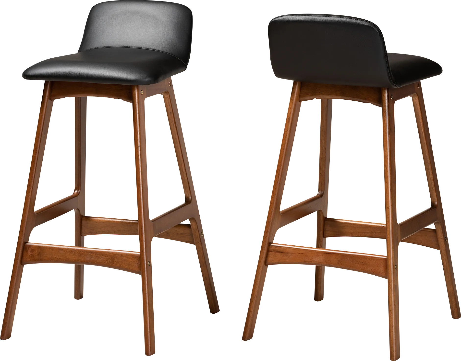 Ledford Black Barstool, Set of 2 - Image 1