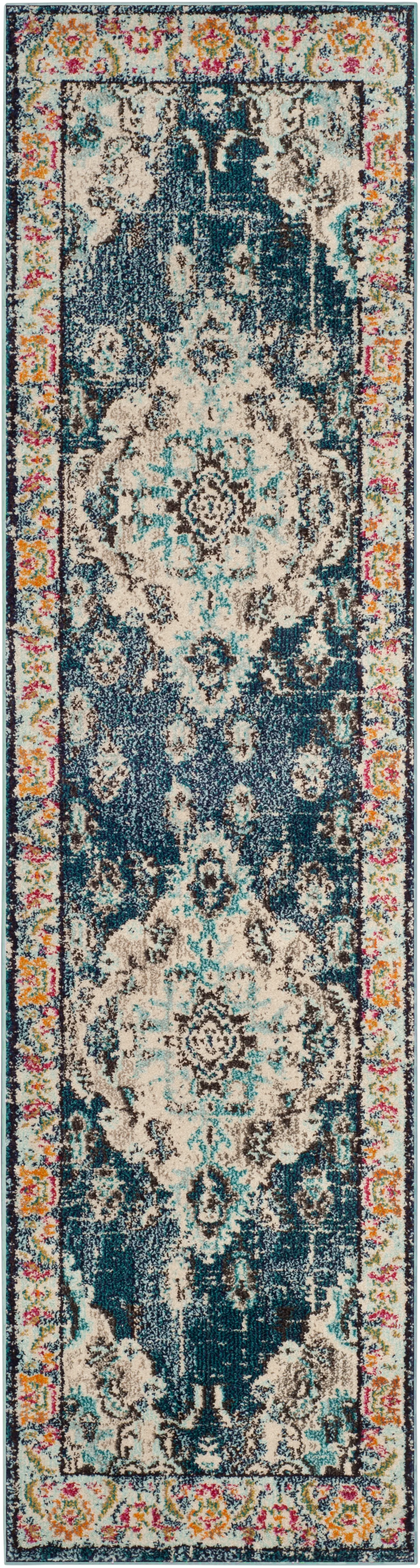 Jailyn Navy 2'2 x 10' Runner Rug - Image 1