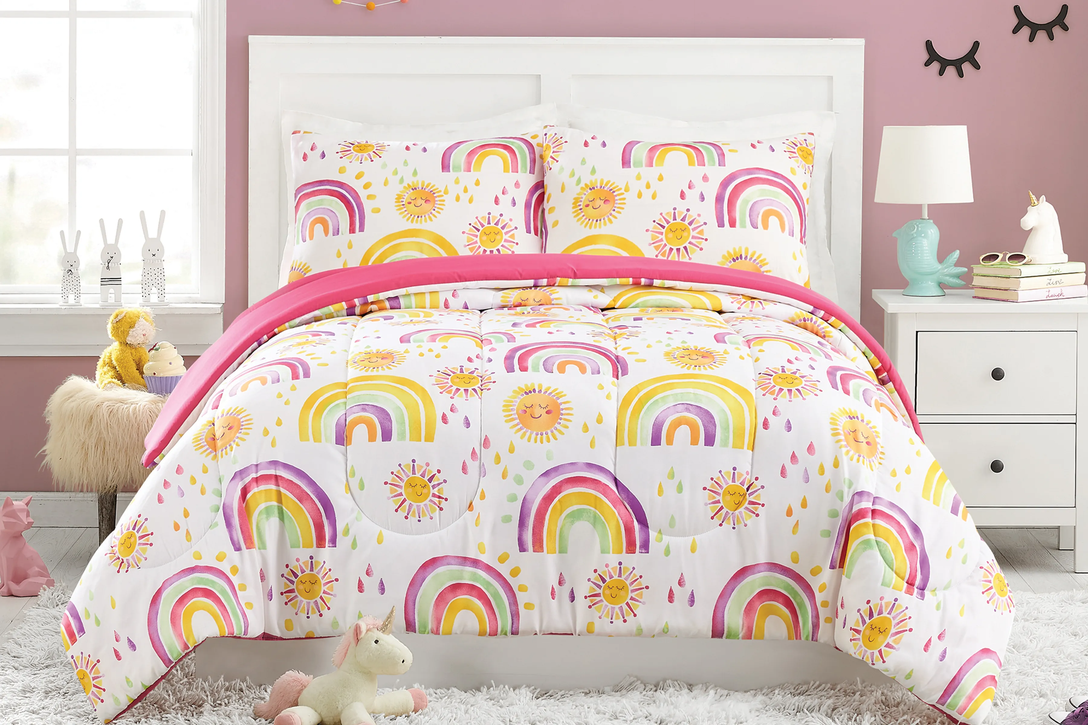Kids Arcle Pink Full/Queen Comforter Set - Thumbnail - Image 2