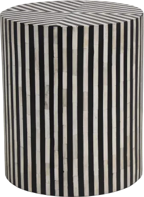 Serrento Black Side Table