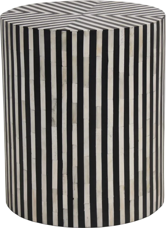Serrento Black Side Table