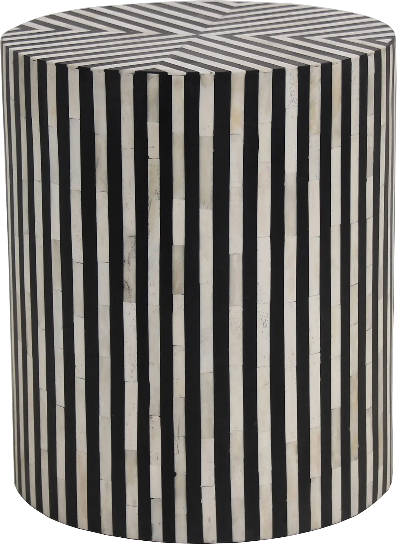 Serrento Black Side Table