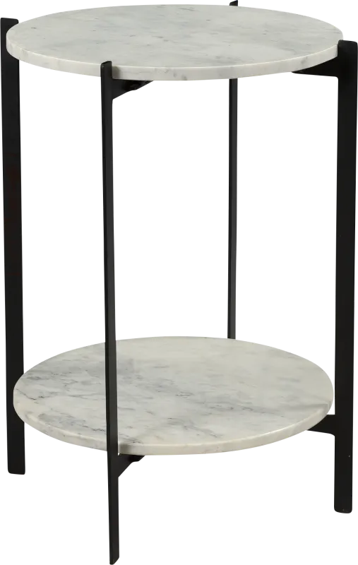 Toci White Accent Table