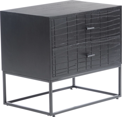 Fichett Black Nightstand