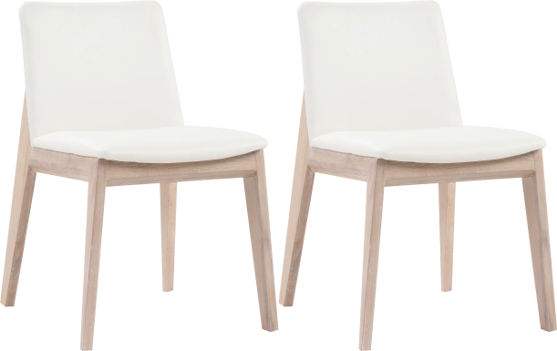 Bayard Way White Dining Chair, Set of 2