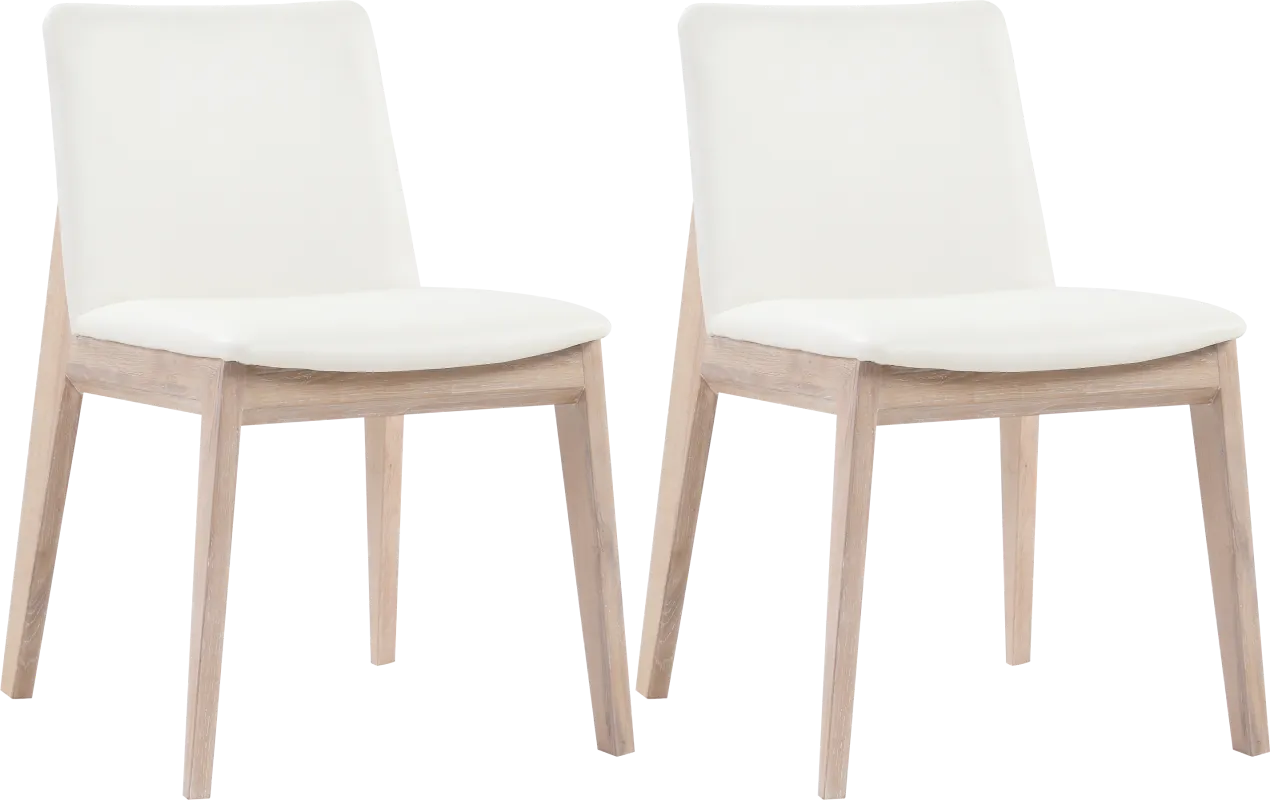 Bayard Way White Dining Chair, Set of 2