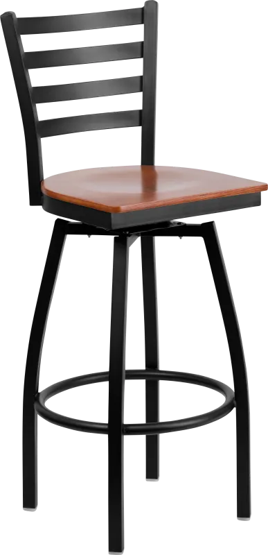 Verdon Brown Swivel Barstool