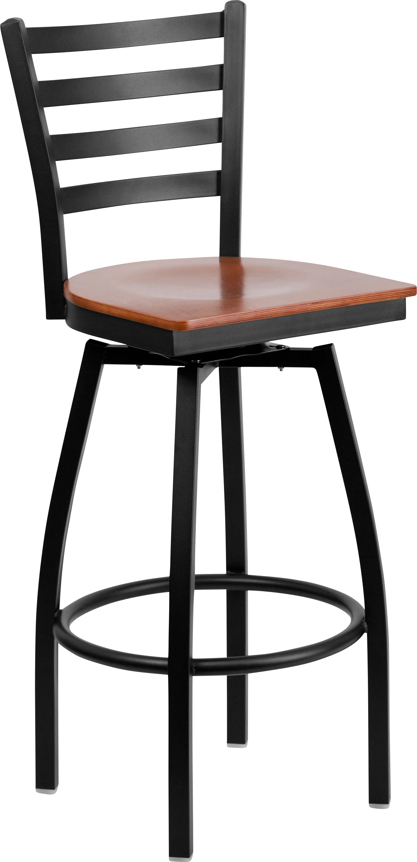 Verdon Brown Swivel Barstool - Image 1