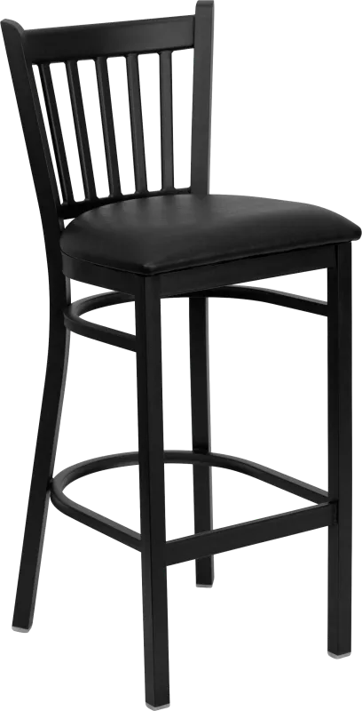 Elwood Black Barstool