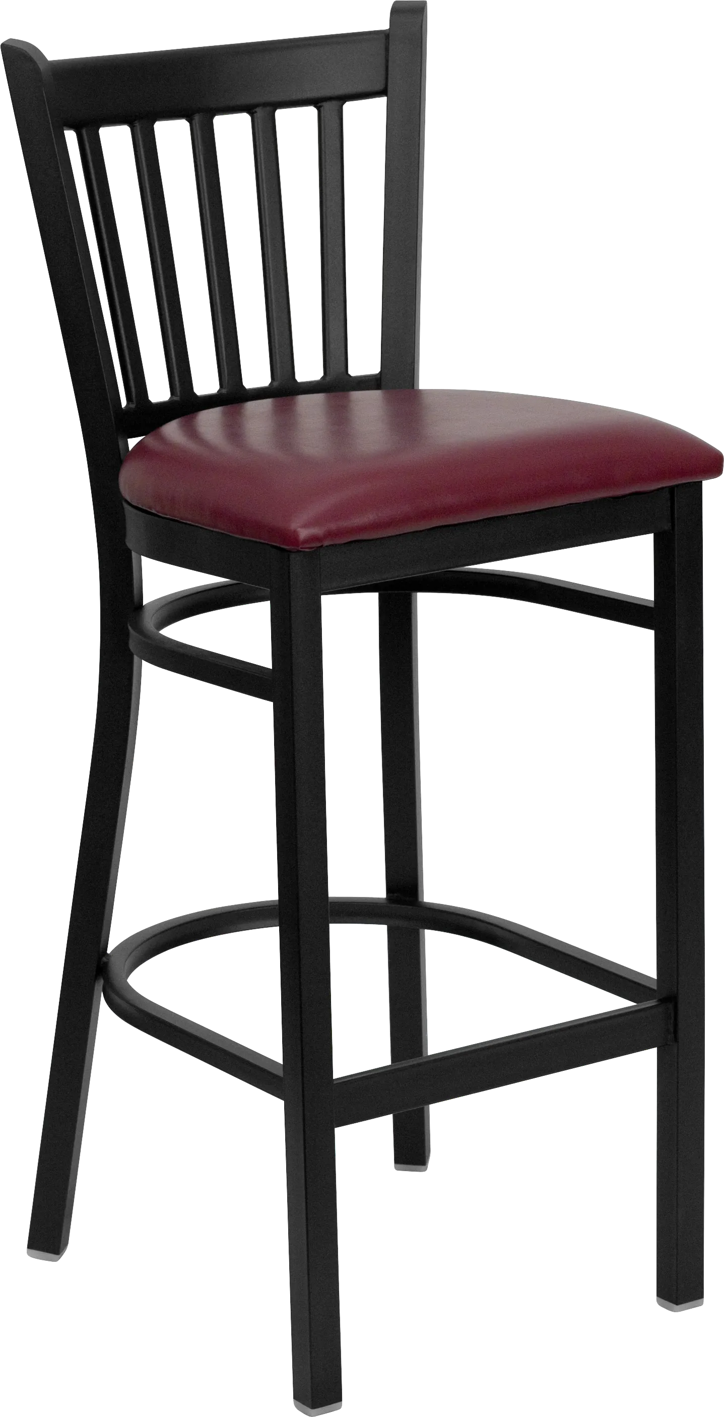 Elwood Burgundy Barstool - Image 1
