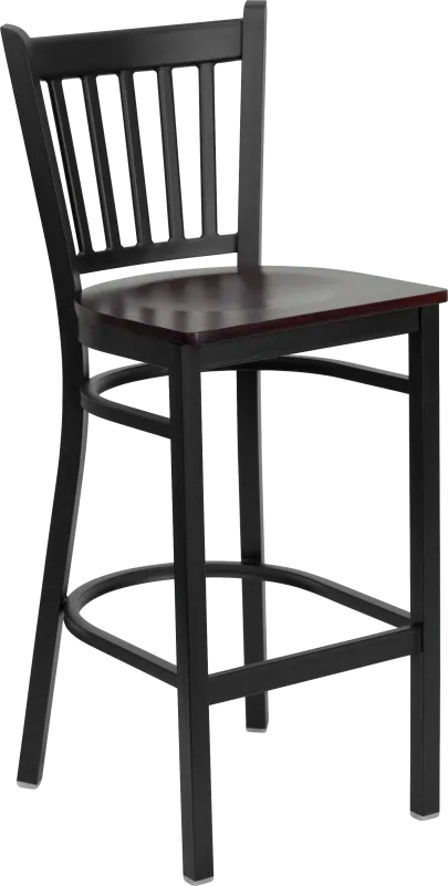 Elwood Mahogany Barstool