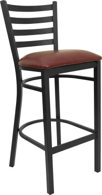 Averil Burgundy Barstool
