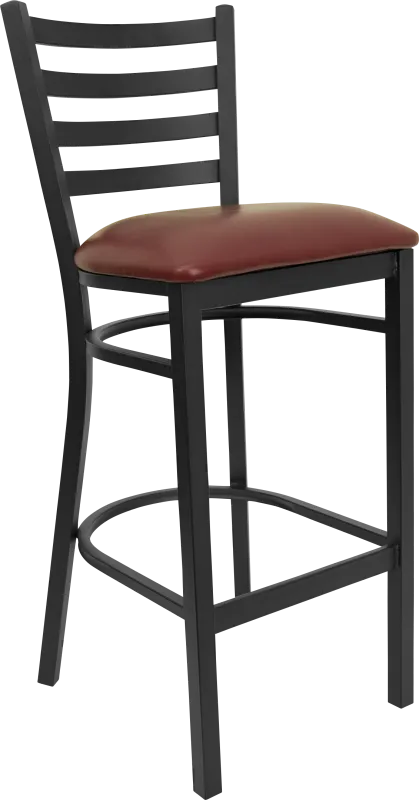 Averil Burgundy Barstool