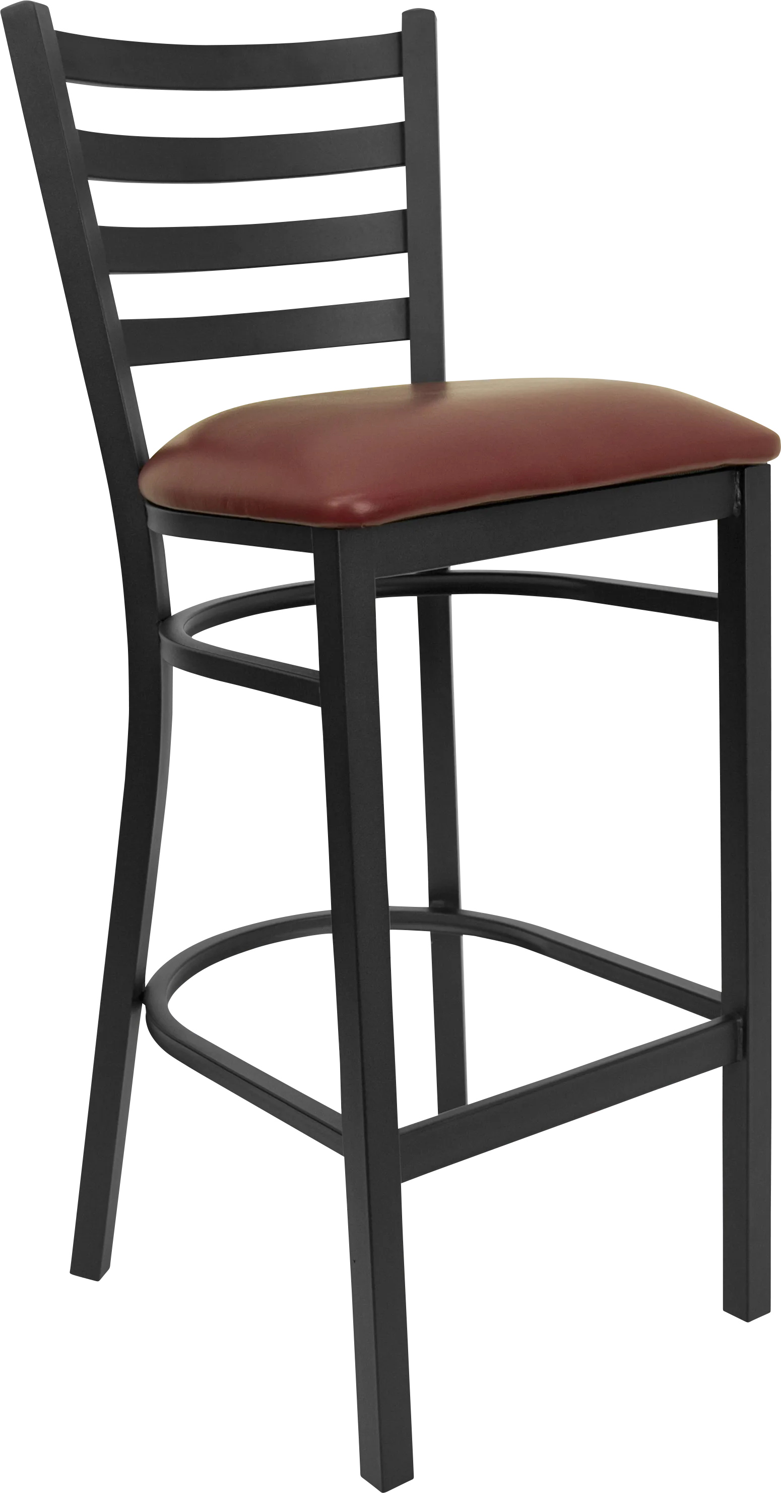 Averil Burgundy Barstool - Image 1