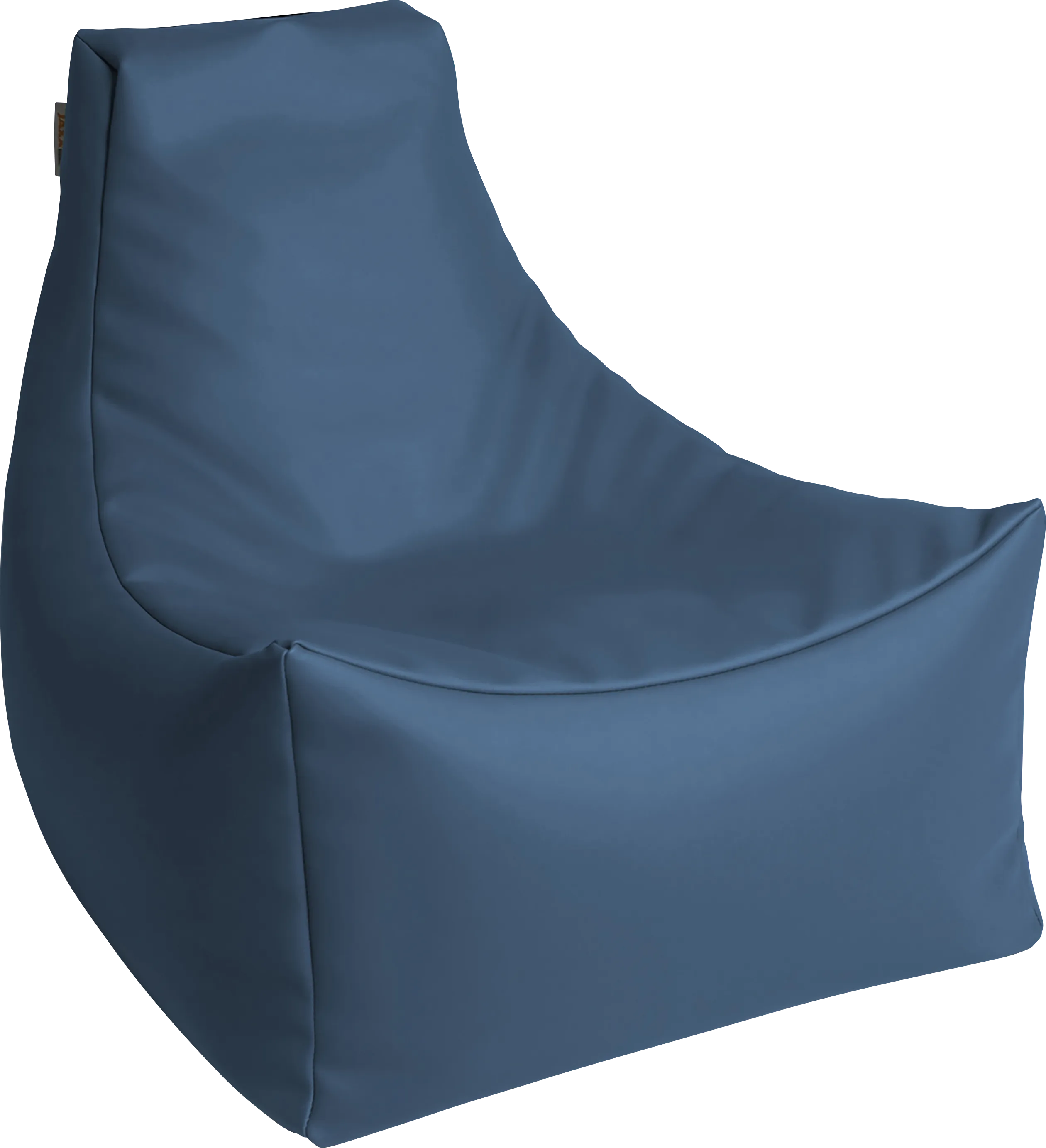 Kids Wilfy Blue Small Bean Bag Chair - Thumbnail - Image 1