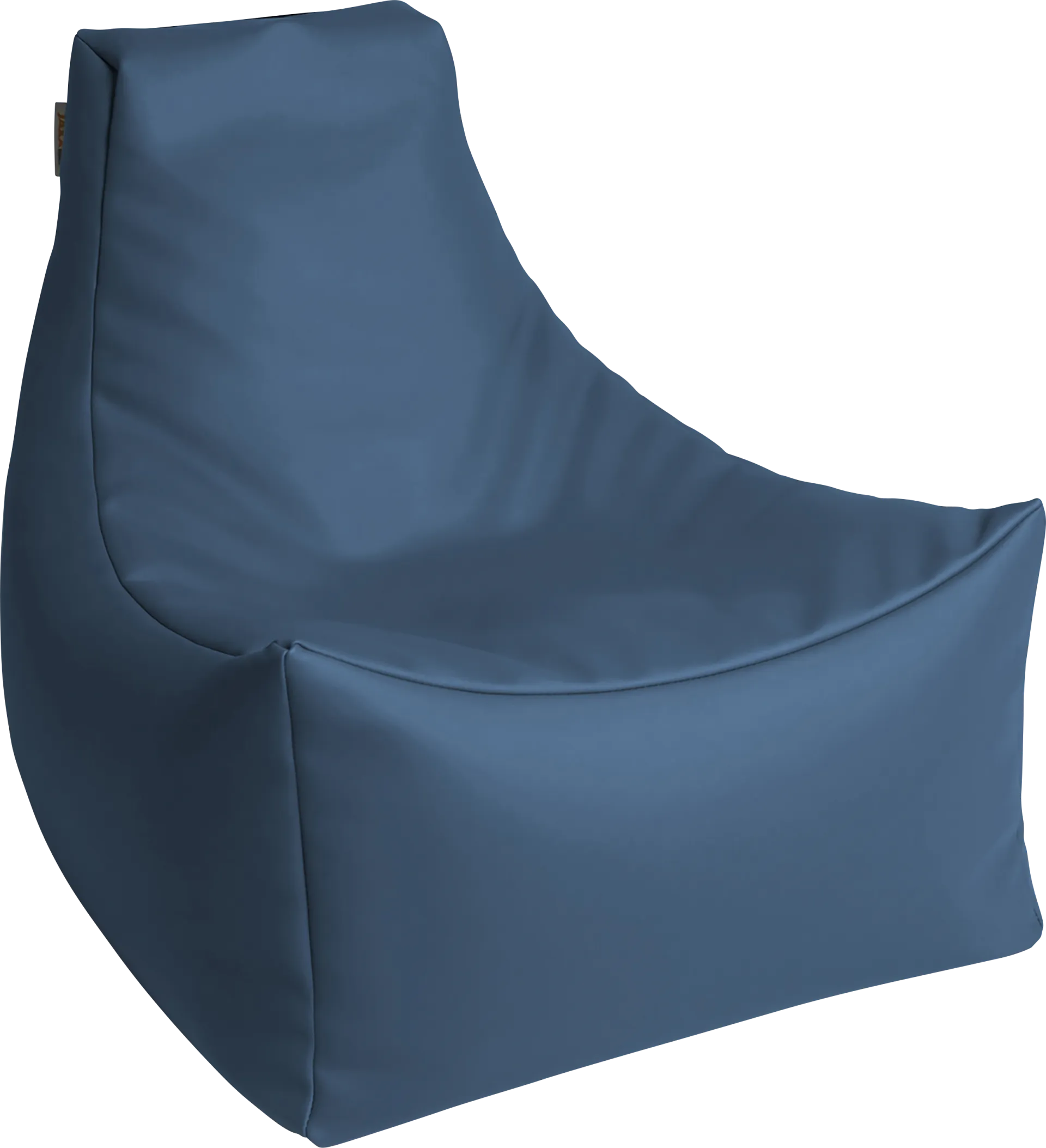 Kids Wilfy Blue Small Bean Bag Chair - Image 1