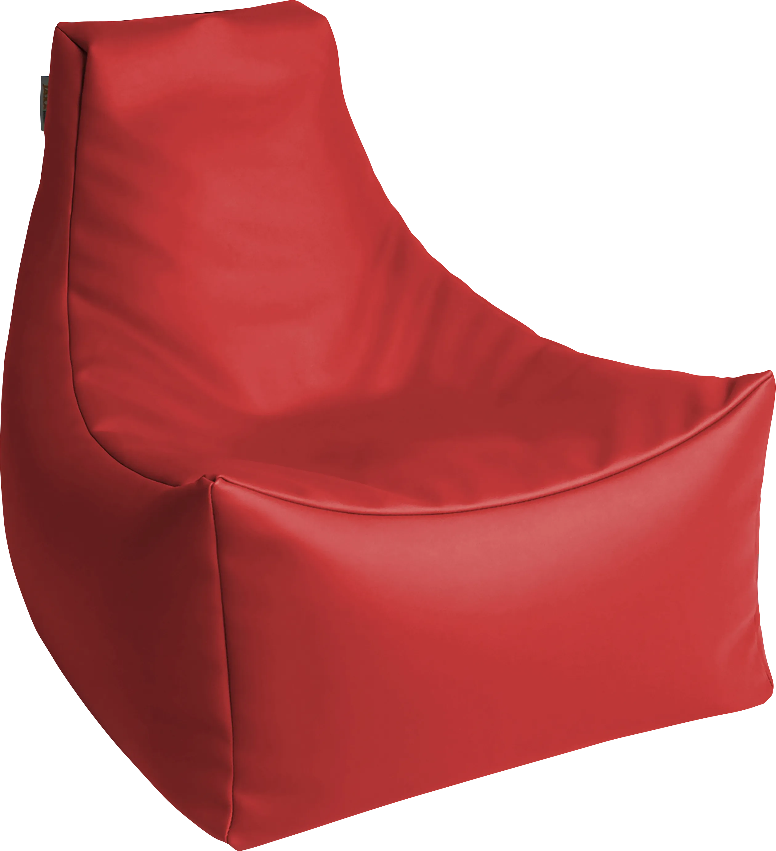 Kids Wilfy Red Small Bean Bag Chair - Thumbnail - Image 1