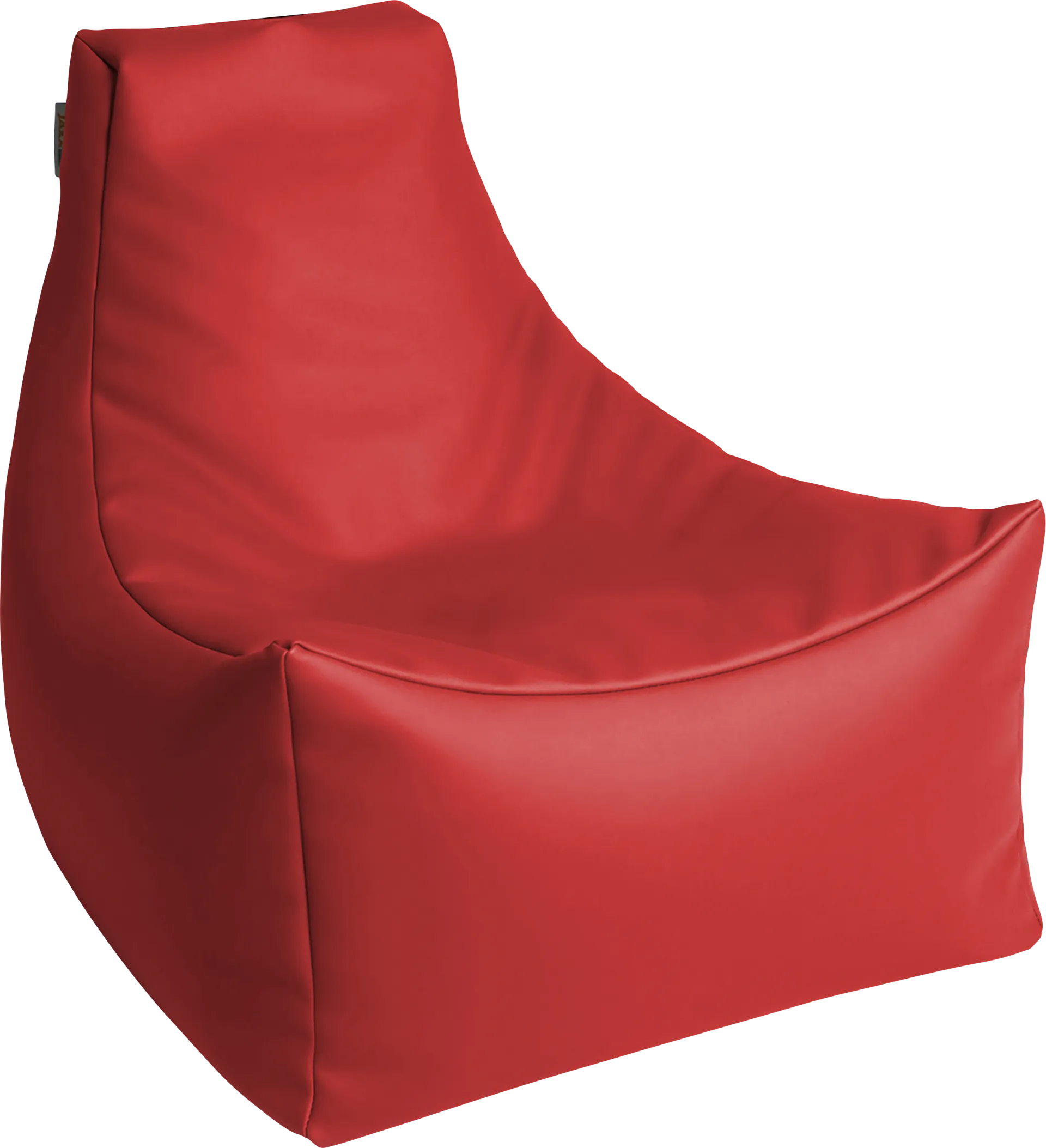 Kids Wilfy Red Small Bean Bag Chair - Image 1