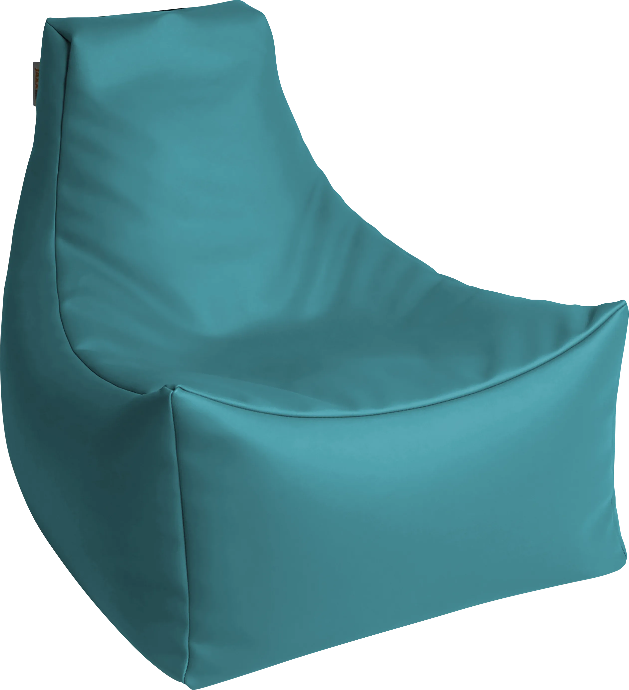 Kids Wilfy Turquoise Small Bean Bag Chair - Thumbnail - Image 1