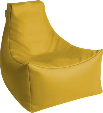 Kids Wilfy Yellow Small Bean Bag Chair