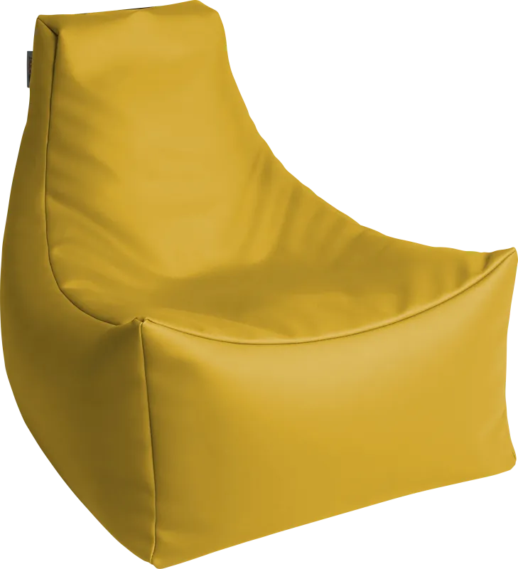 Kids Wilfy Yellow Small Bean Bag Chair