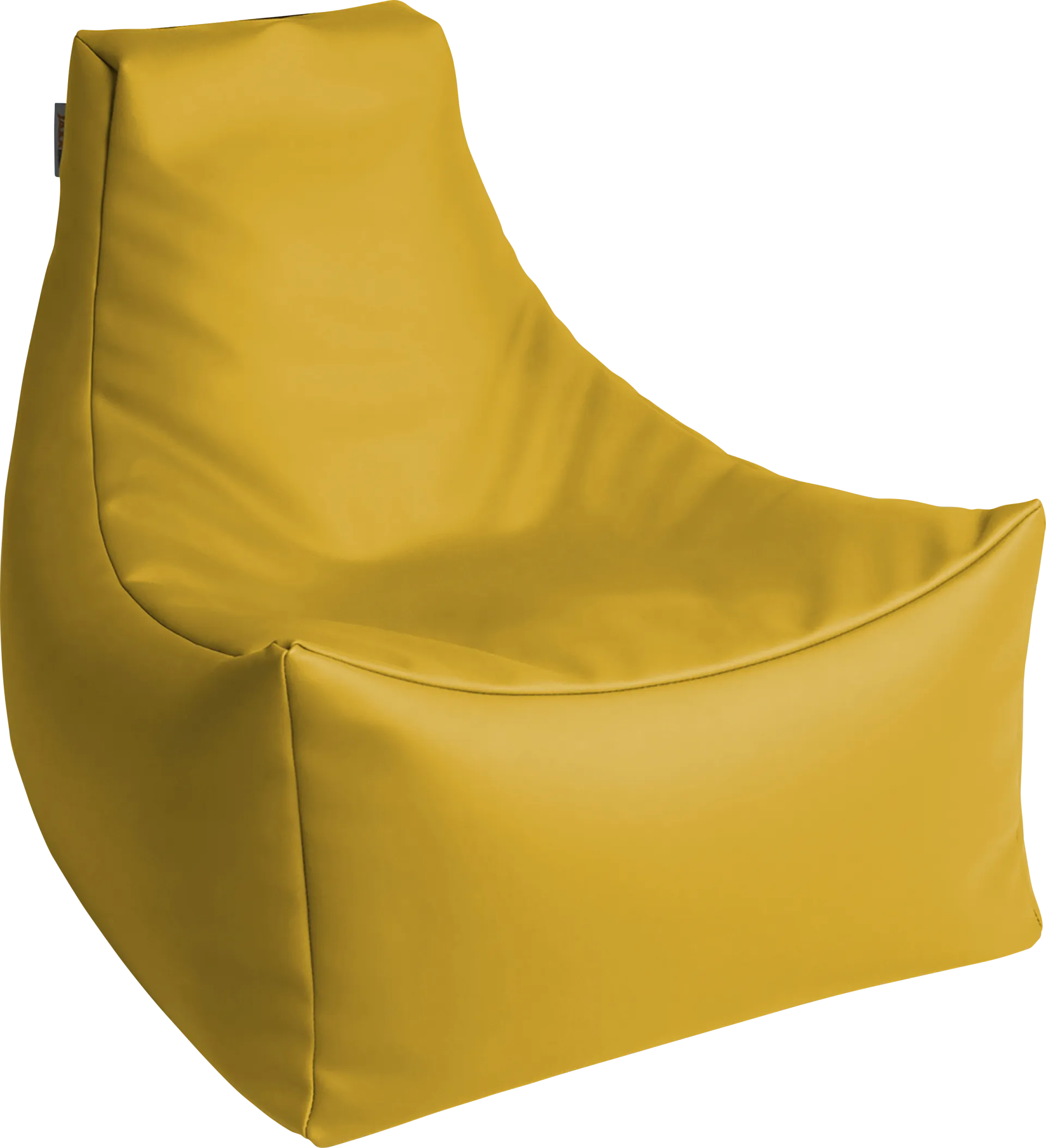 Kids Wilfy Yellow Small Bean Bag Chair - Image 1