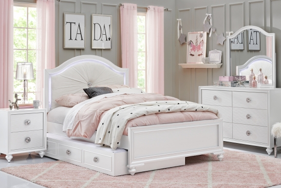 Kids Evangeline White Dresser
