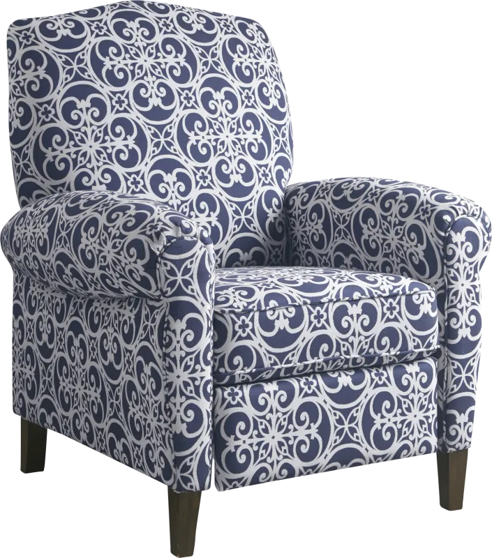 Larical Blue Recliner