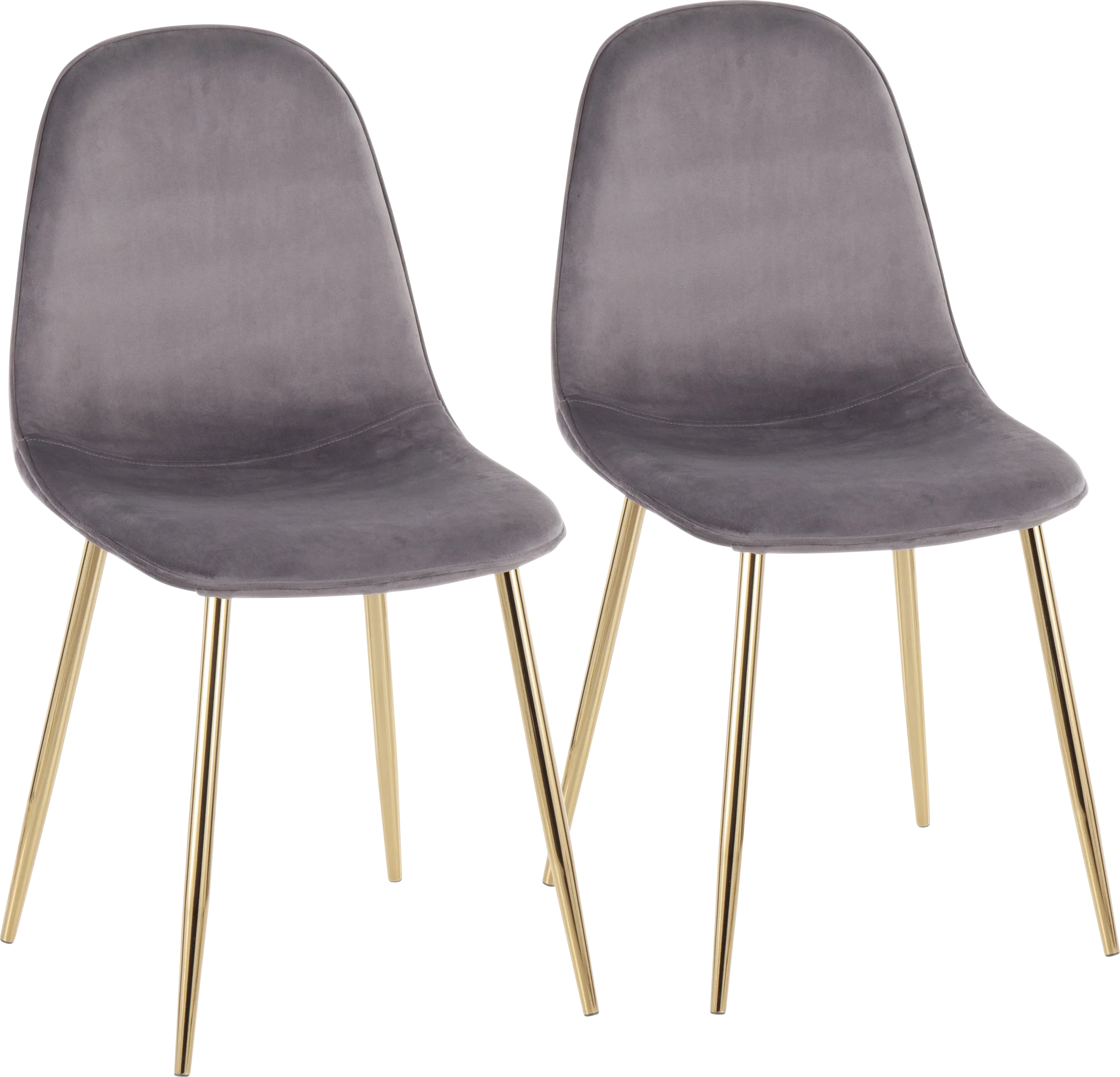 Kernack I Gray Side Chair, Set of 2 - Thumbnail - Image 1