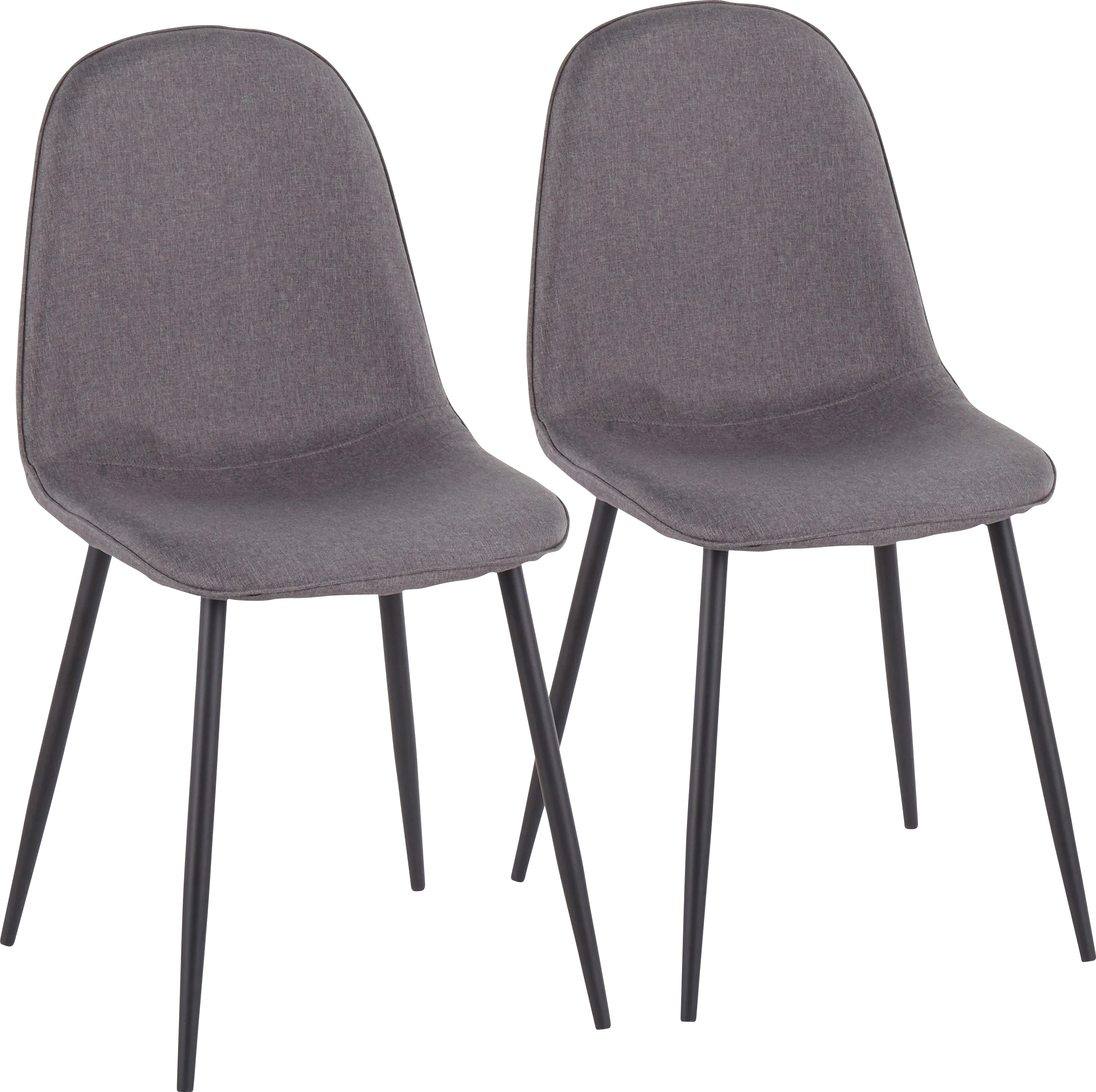 Kernack II Charcoal Side Chair, Set of 2 - Thumbnail - Image 1