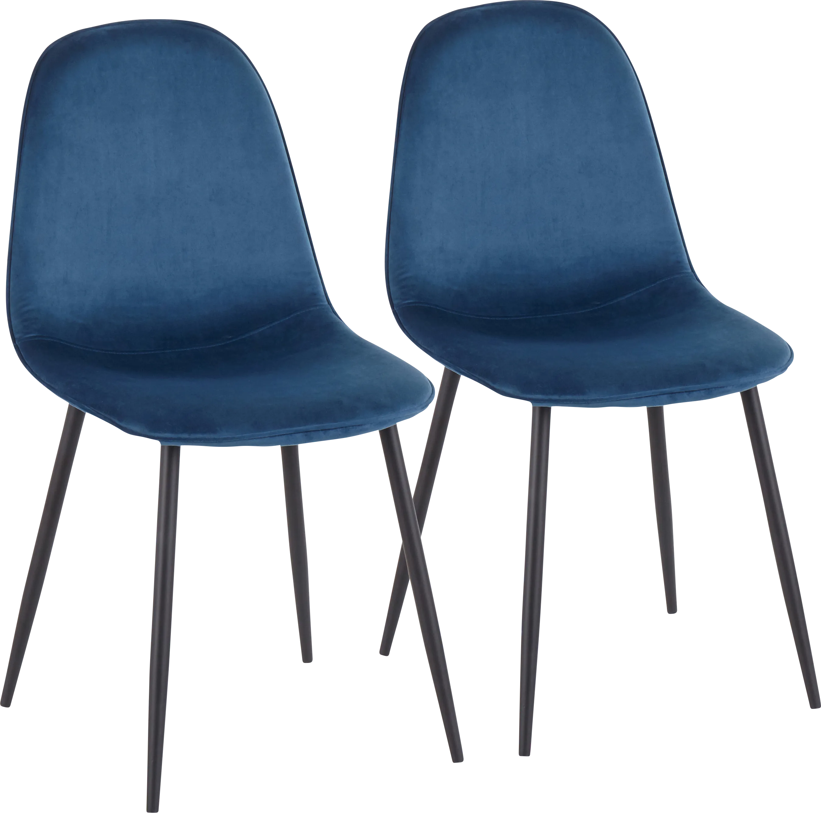 Kernack II Blue Side Chair, Set of 2 - Thumbnail - Image 1