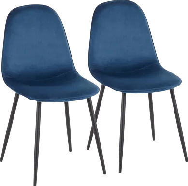 Kernack II Blue Side Chair, Set of 2