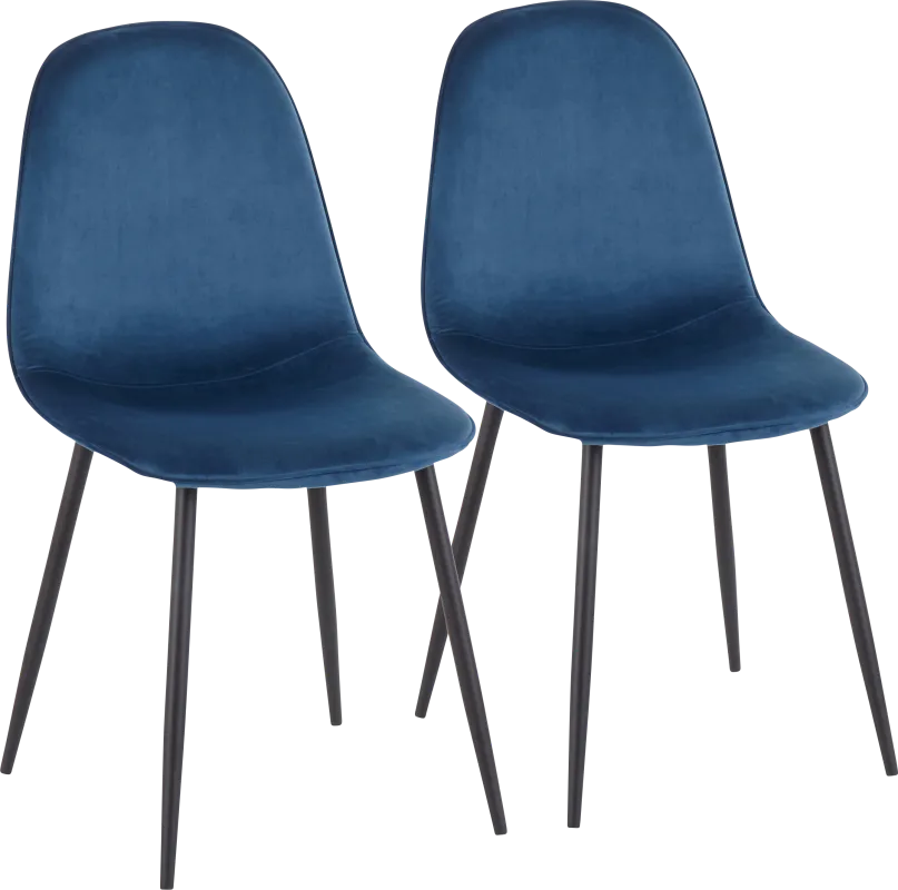 Kernack II Blue Side Chair, Set of 2