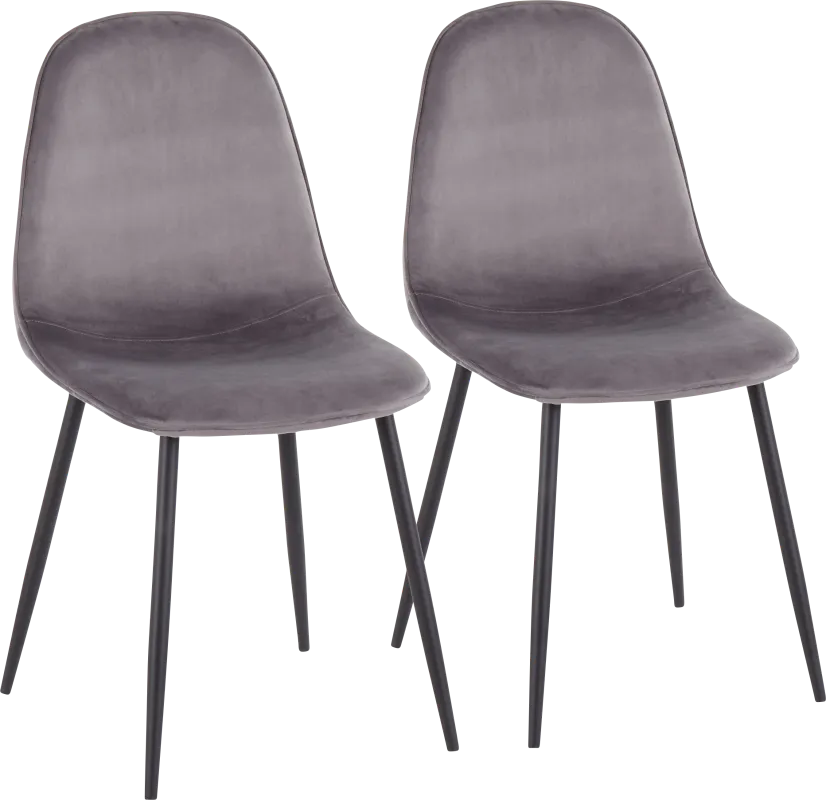 Kernack II Gray Side Chair, Set of 2