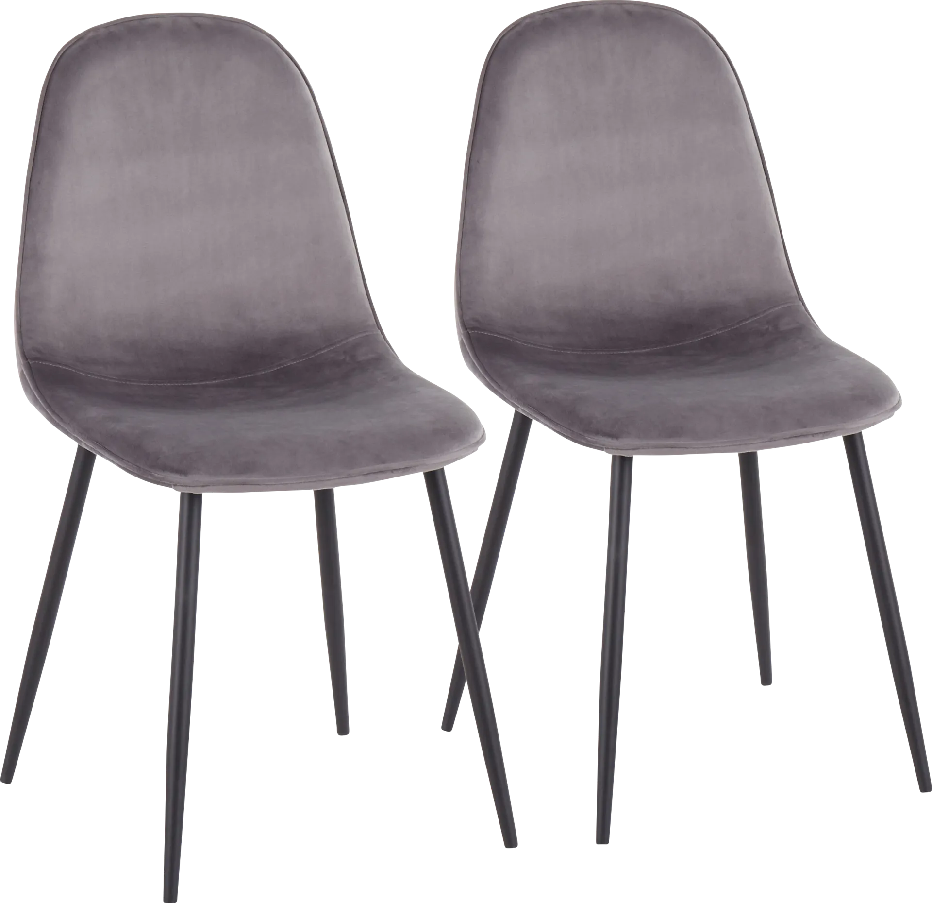 Kernack II Gray Side Chair, Set of 2 - Image 1