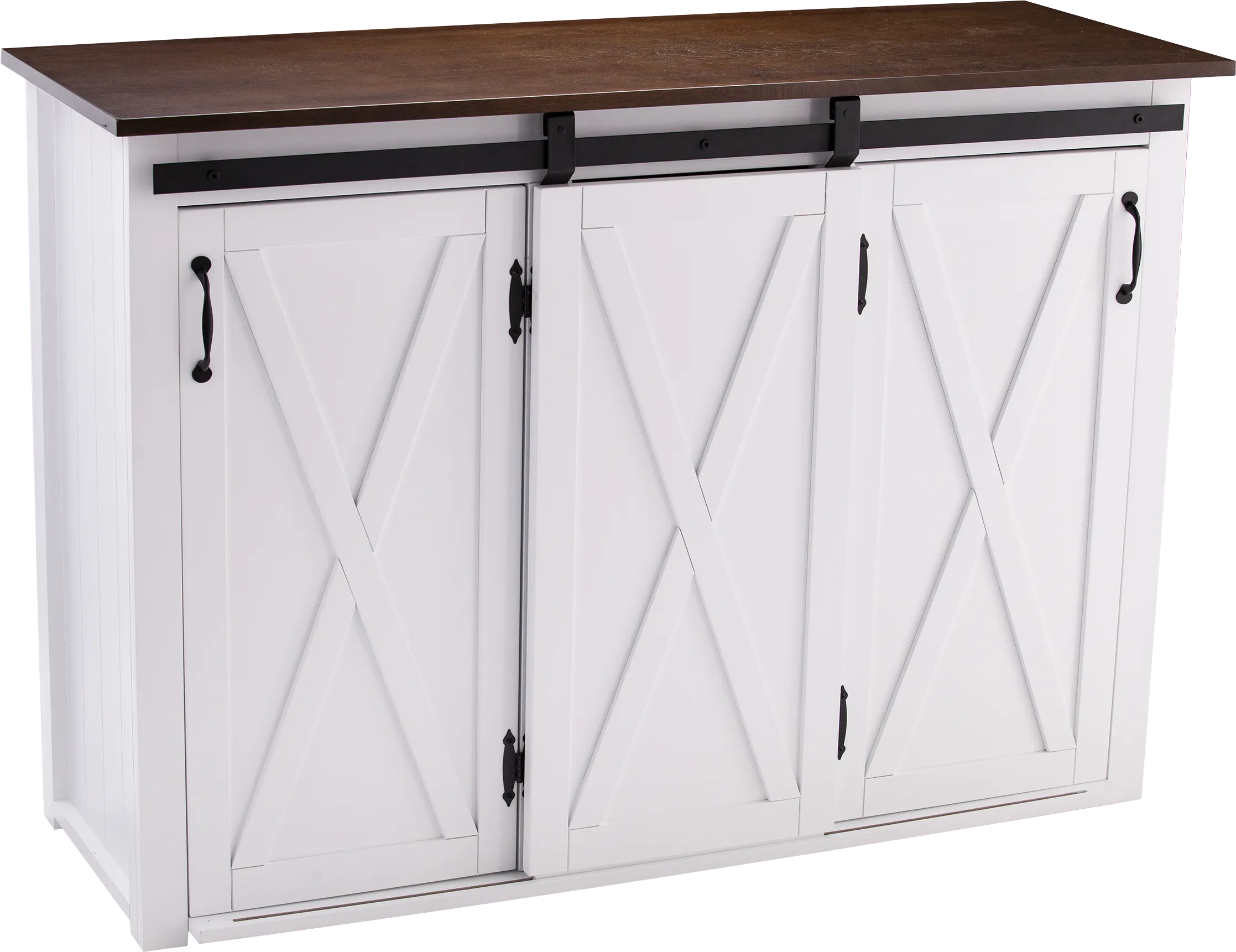 Vesthaven White Kitchen Island - Thumbnail - Image 1