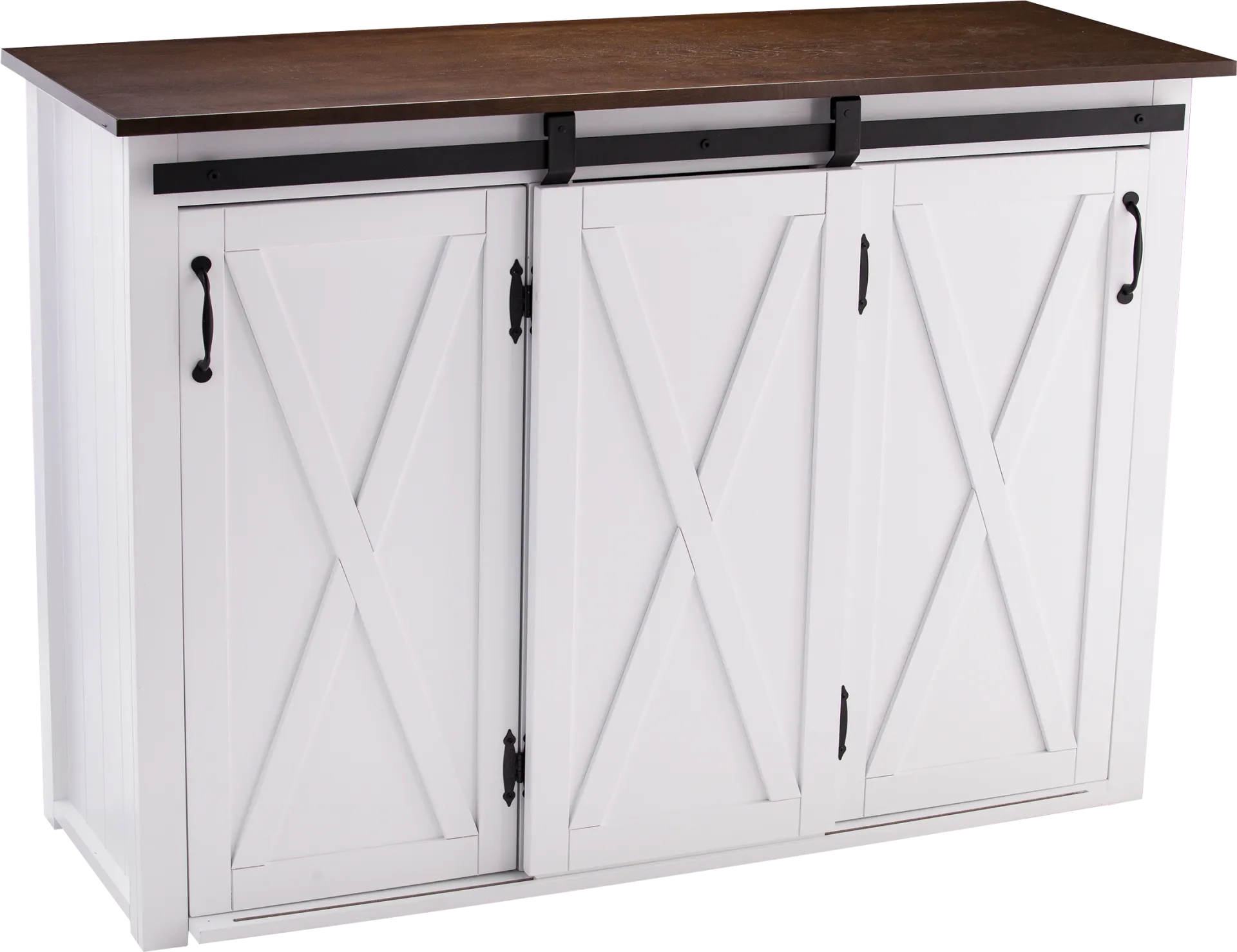 Vesthaven White Kitchen Island - Image 1