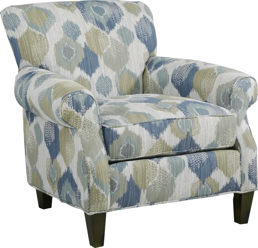 Tate Blue Accent Chair