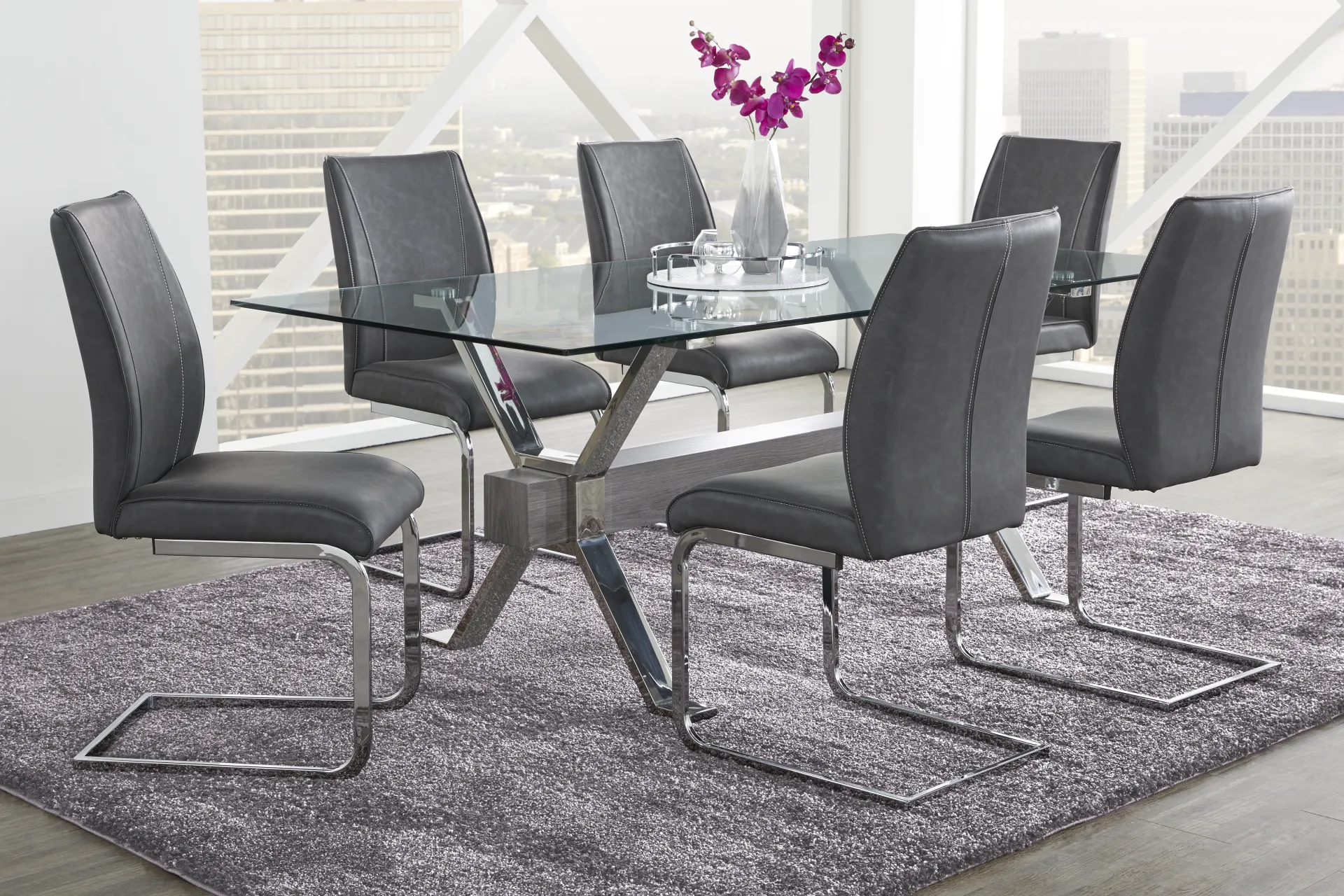 Wyndhall Gray Side Chair - Image 1