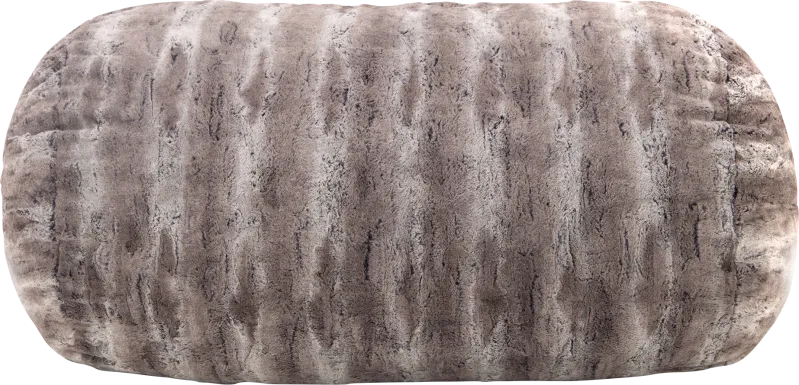 Kids Winter Dream Brown Faux Fur Small Bean Bag