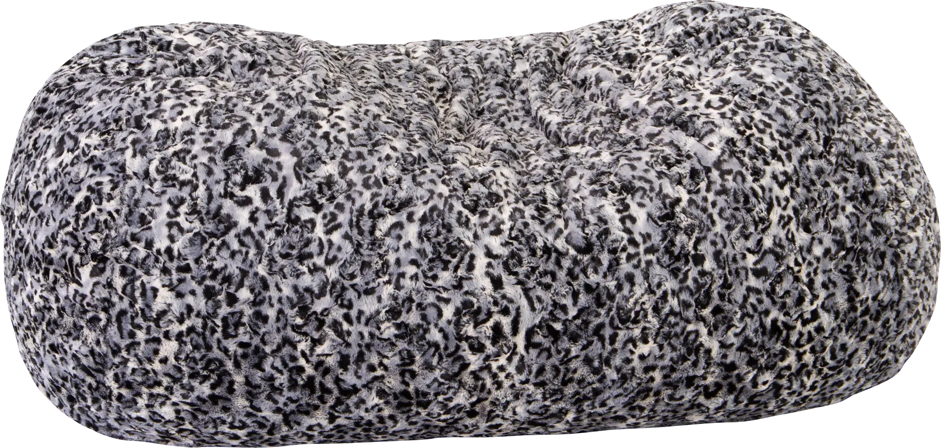 Kids Winter Dream Charcoal Faux Fur Small Bean Bag