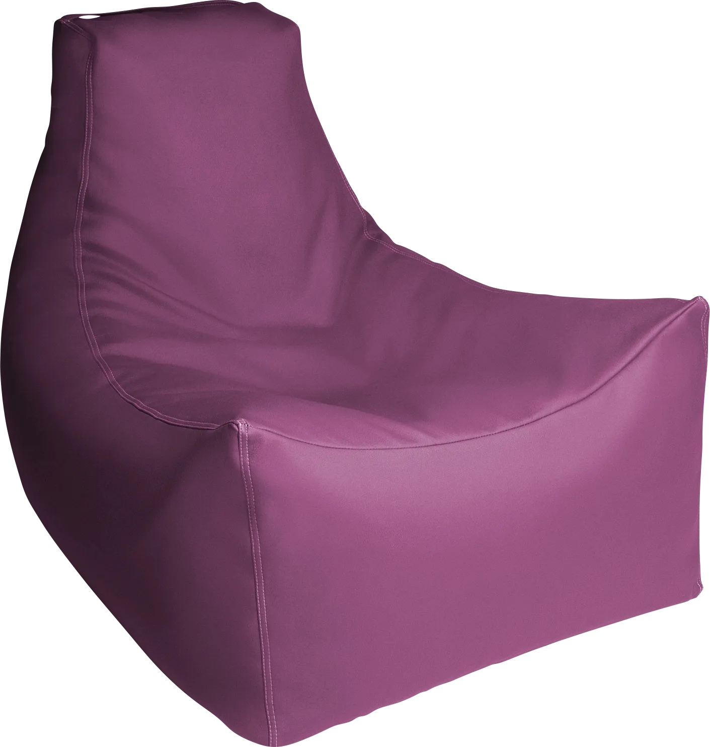 Kids Wilfy Purple Large Bean Bag Chair - Image 1