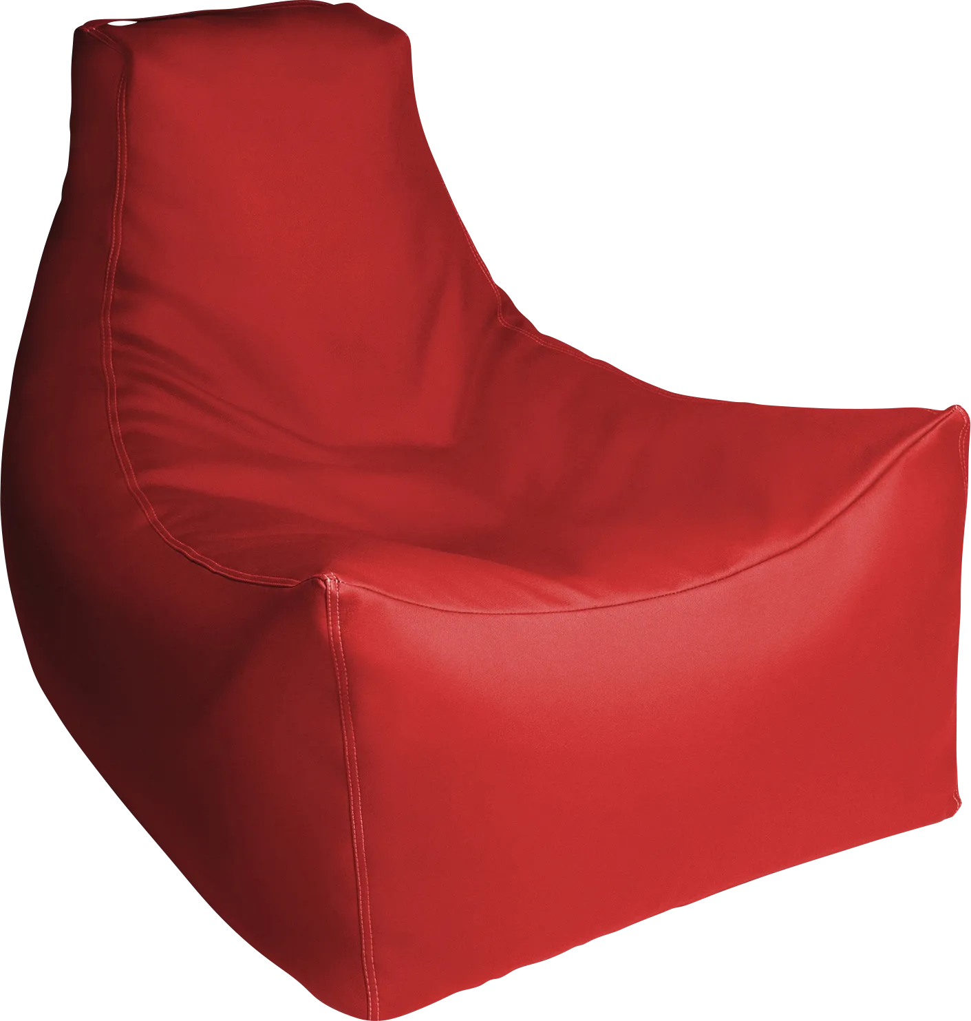 Kids Wilfy Red Large Bean Bag Chair - Thumbnail - Image 1