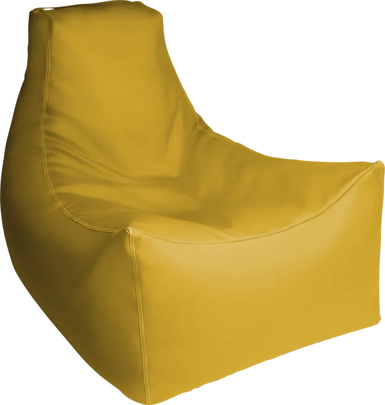 Kids Wilfy Yellow Large Bean Bag Chair